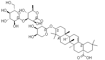 齐墩果酸-3-o-β-d葡萄糖( 1→3)-α-l-鼠李糖(1→2)-α-l-阿拉伯糖苷