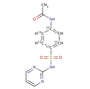 n-乙酰基磺胺嘧啶-13c6